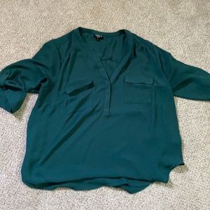 Green Torrid Blouse